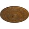 Ekena Millwork Neuveau Ceiling Medallion (Fits Canopies up to 6 3/8"), 24 1/4"OD x 2"P, Smokey Topaz Crackle CM24NASTC - alternate 2